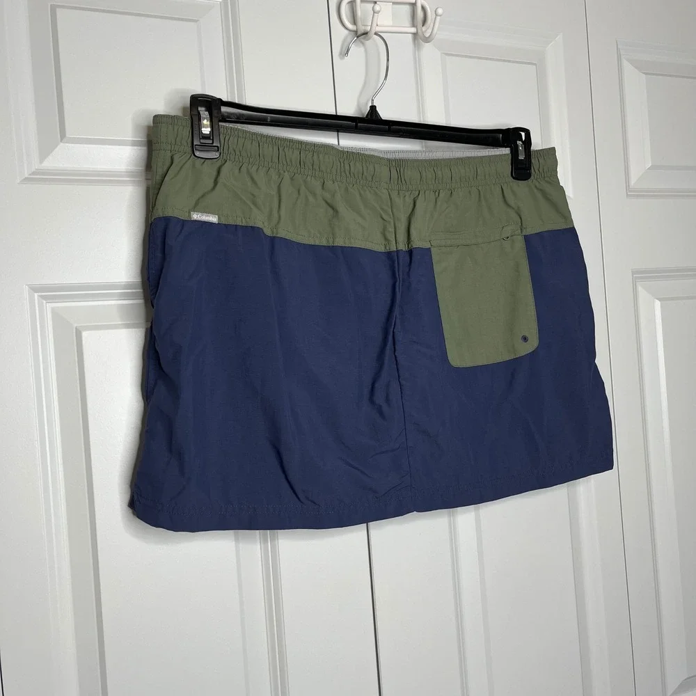 Columbia Sandy River Skort Blue Green XL Athleisure Hiking‎